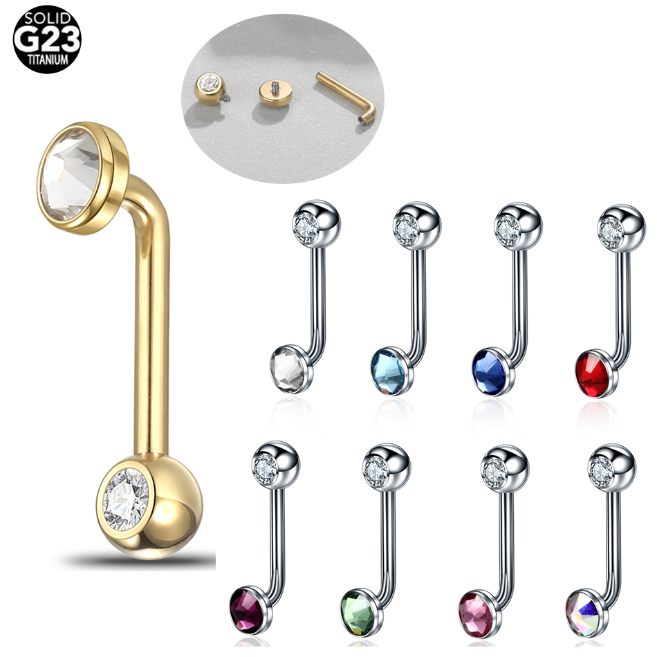 Body Jewelry Vch - Piercing en Titane Coloré pour Capuche