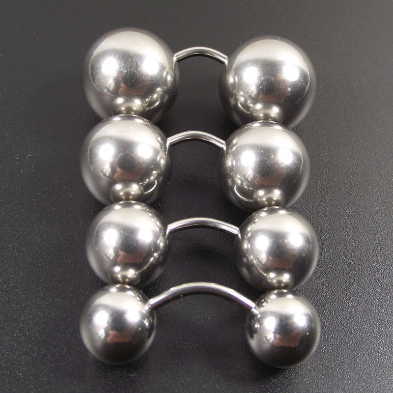 Nipple Bar Curved - SaYao barre courte grande boule en