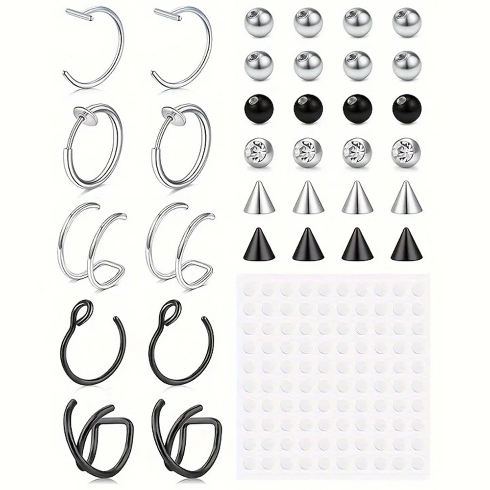Body Jewelry Labret - Faux piercings, faux anneaux de lèvre,