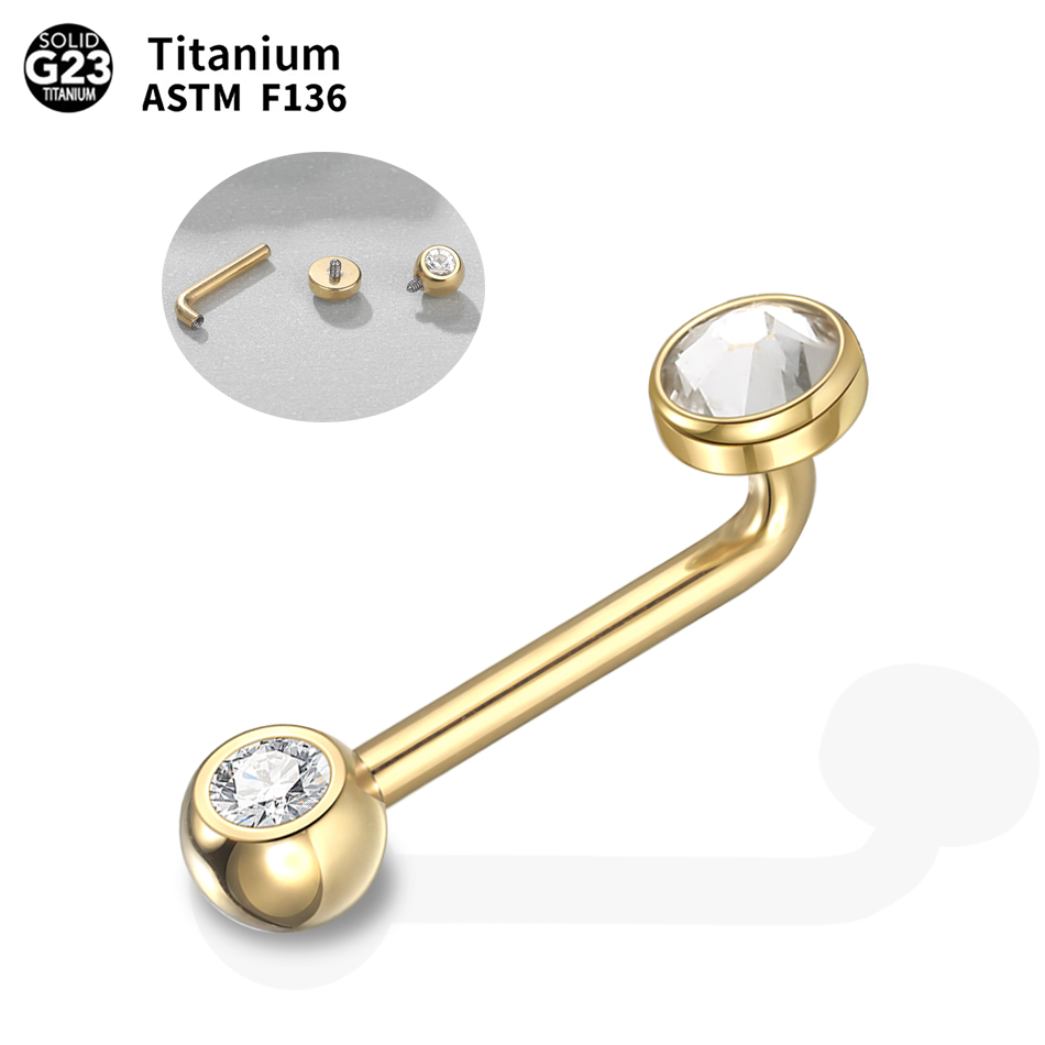 Body Jewelry Vch - Piercings de Capuche Verticale en Titane