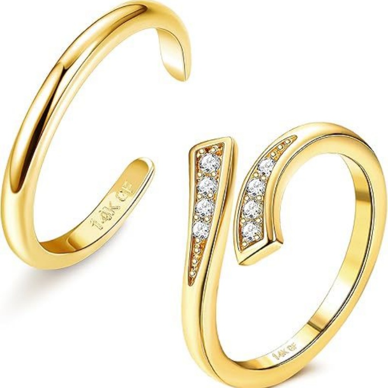 Body Jewelry Rings - Anneau de pied en Zircon réglable