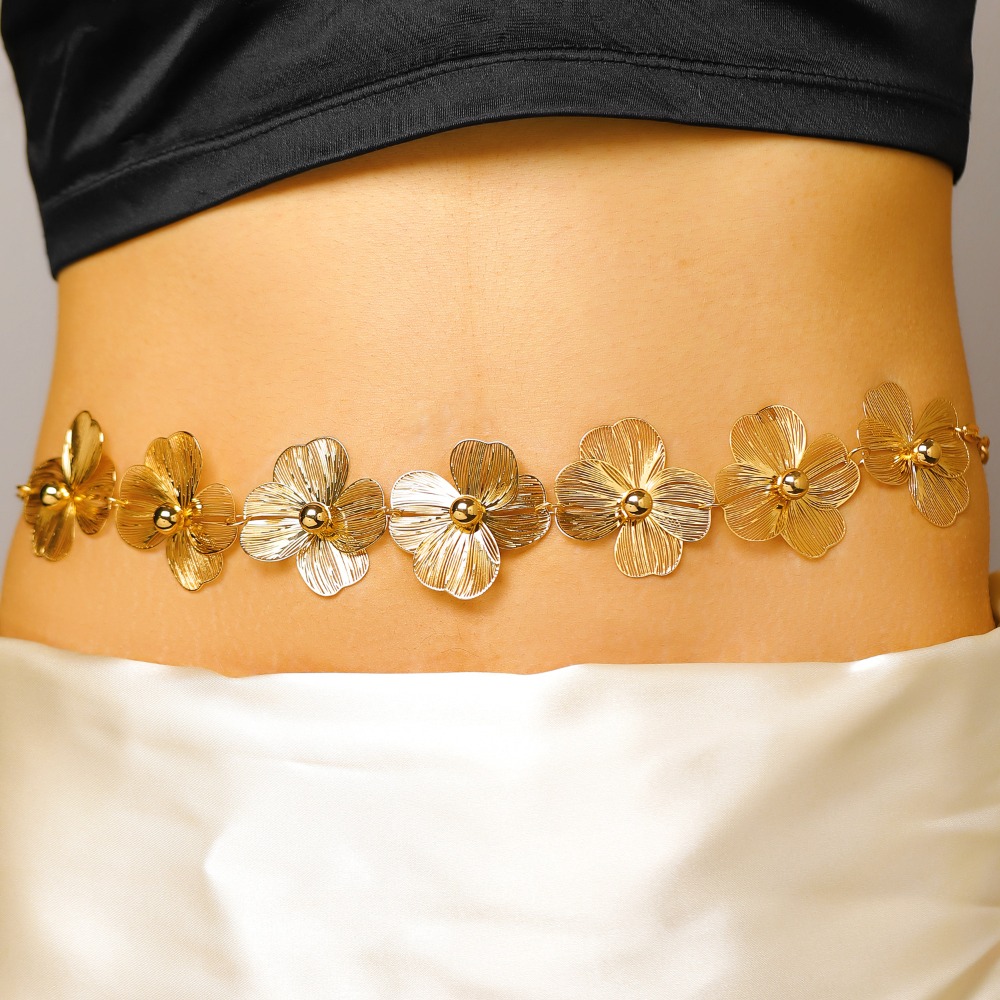 Body Jewelry Charms - Chaîne de taille bohème en métal