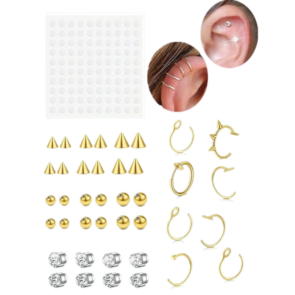 Body Jewelry Rings - Faux anneaux de nez et faux