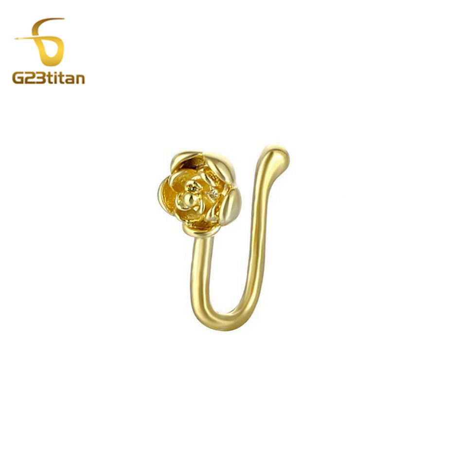 Body Jewelry Nose Studs - 1 pièce Clip de nez en