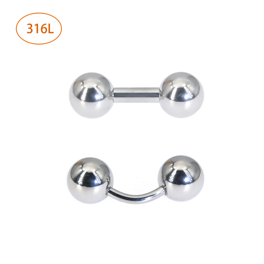 Body Jewelry Vch - SION L-Piercing en Acier Incurvé pour