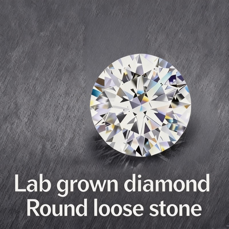 Body Jewelry Vch - Diamants ronds cultivés en laboratoire, de