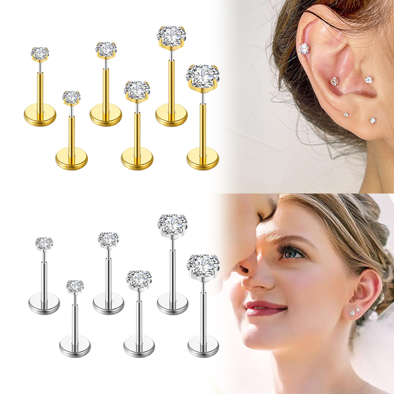 Body Jewelry Labret - Anneaux de piercing sans filetage en