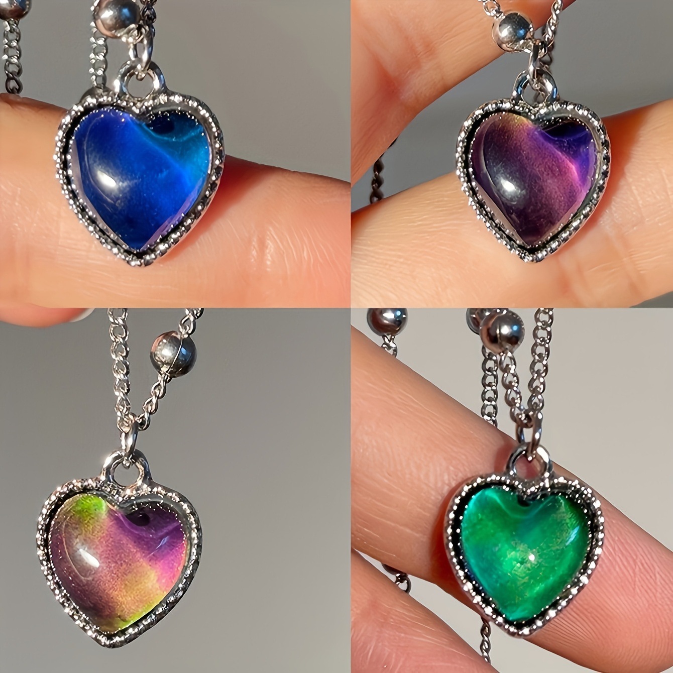 Collier pendentif thermochromi - Body Jewelry Websites avis et prix