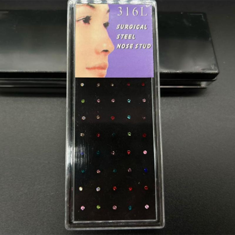 Nouvel ensemble de 60 piercing - Body Jewelry Nose Studs avis et prix