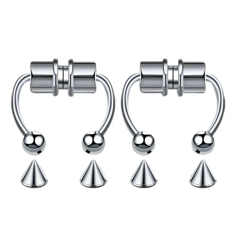 Faux anneaux de nez magnétique - Body Jewelry Nose Studs avis et prix