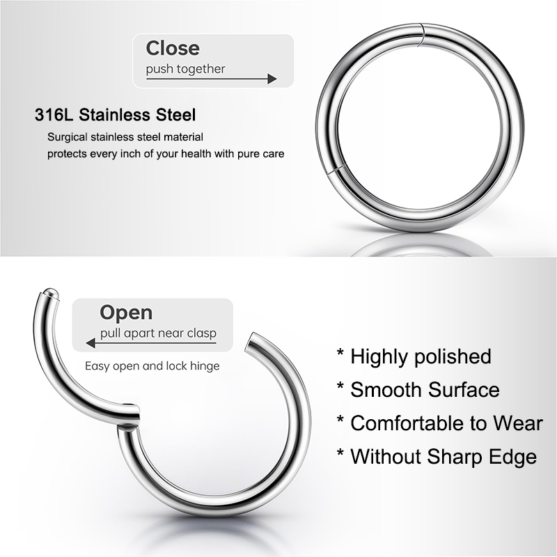 Anneaux de piercing articulés  - Body Jewelry Nose Studs avis et prix