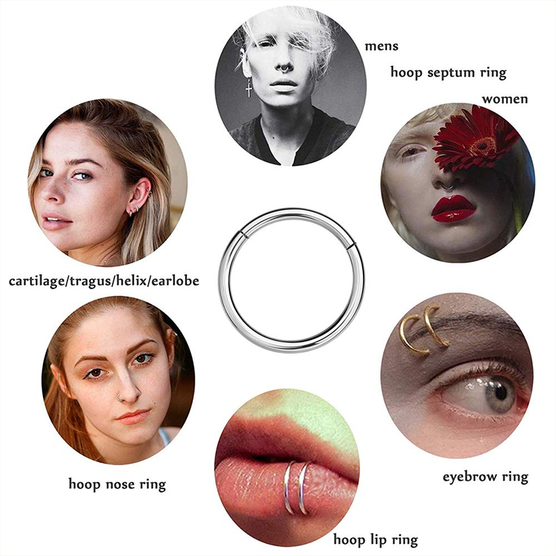Anneaux de piercing articulés  - Body Jewelry Nose Studs avis et prix