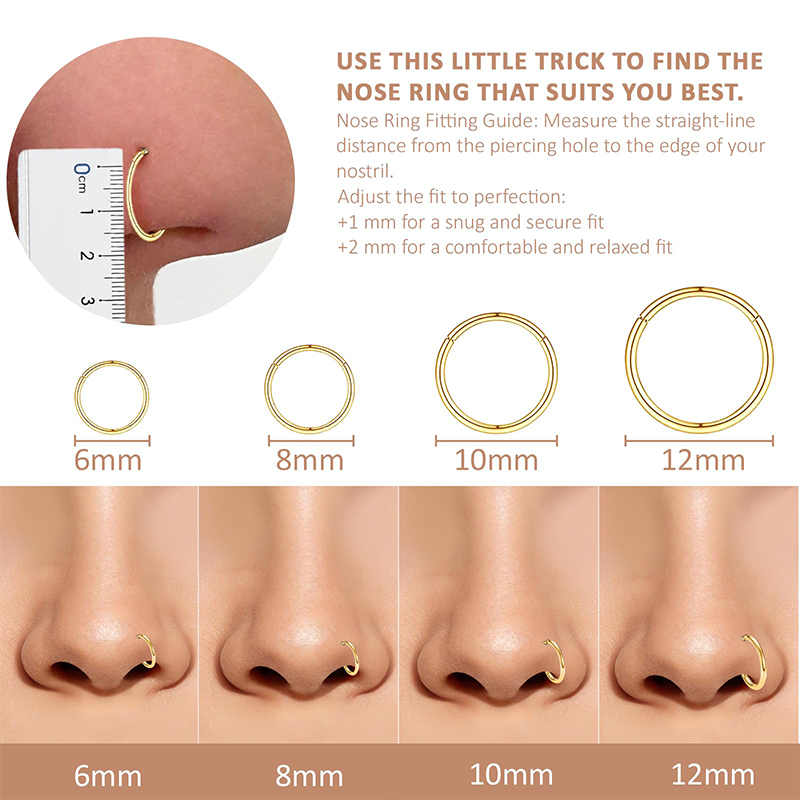 Anneaux de piercing articulés  - Body Jewelry Nose Studs avis et prix