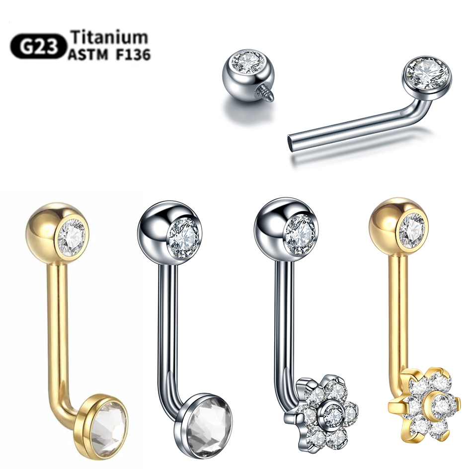 1PC titane Christina capuche v - Body Jewelry Vch avis et prix
