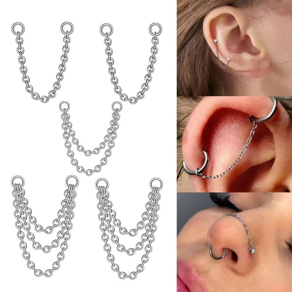 Chaîne de nez en titane tendan - Body Jewelry Labret avis et prix
