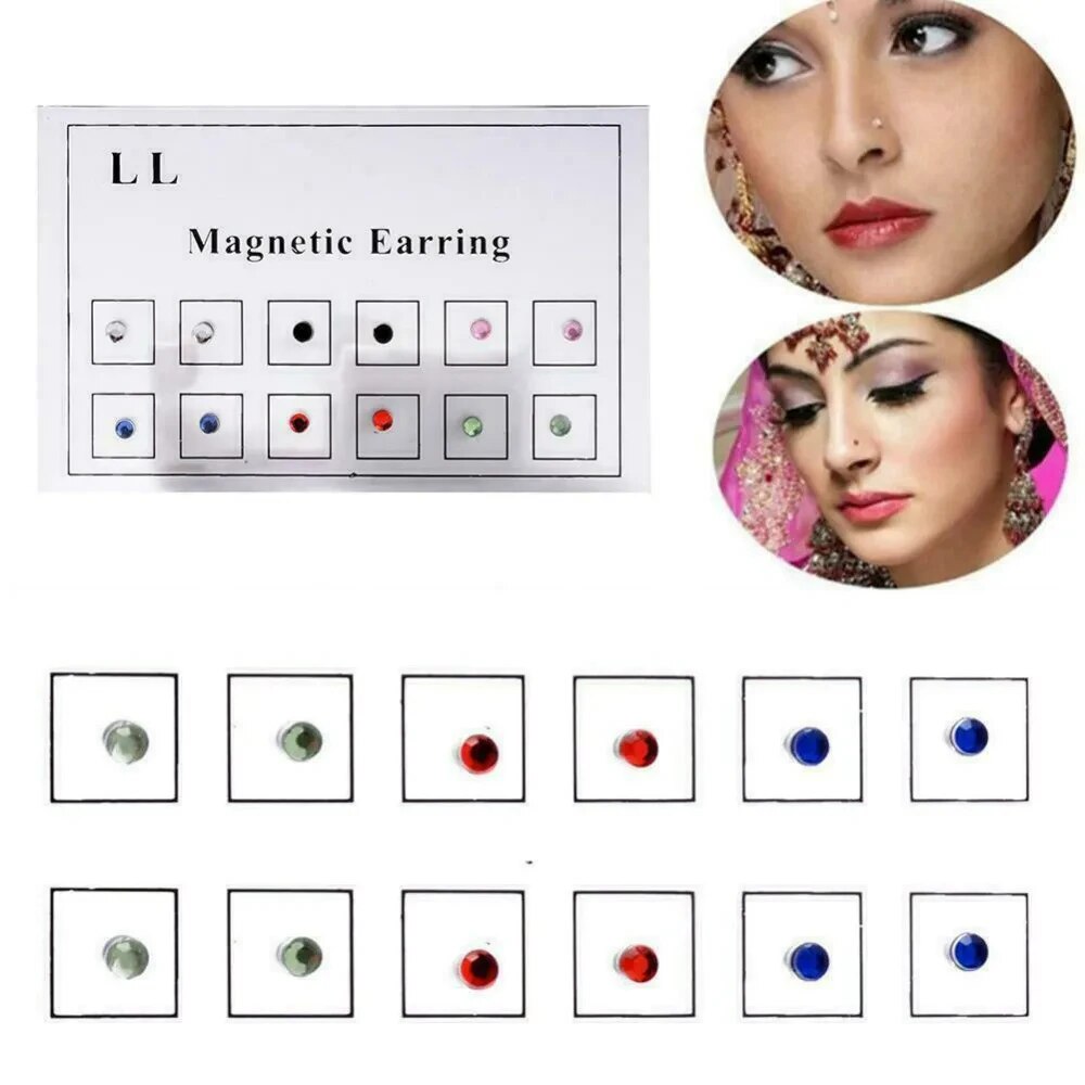 12 pièces/carte faux tricheur  - Body Jewelry Labret avis et prix