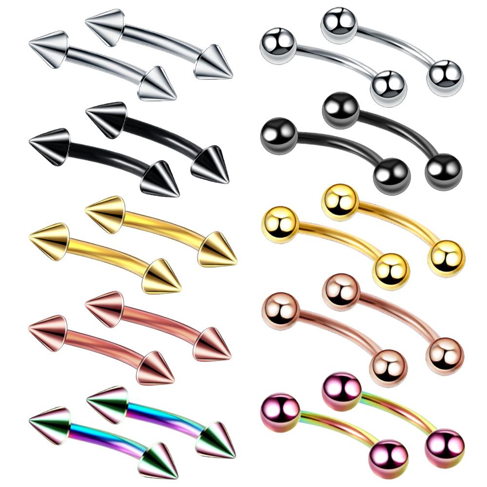 Lot de 10 piercings pour les s - Nipple Bar Curved avis et prix