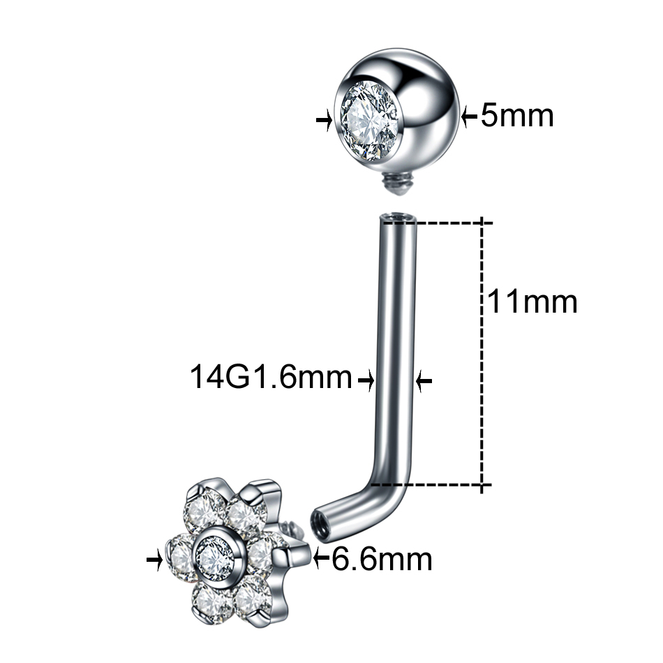 Piercing Christina en titane f - Body Jewelry Vch avis et prix