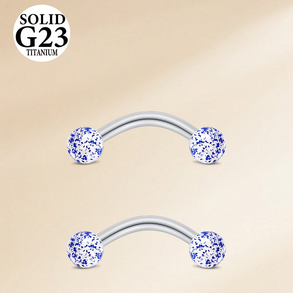 2 pièces 16G 8/10mm en alliage - Body Jewelry Vch avis et prix