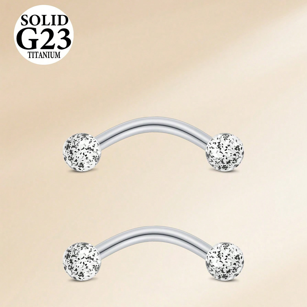 2 pièces 16G 8/10mm en alliage - Body Jewelry Vch avis et prix