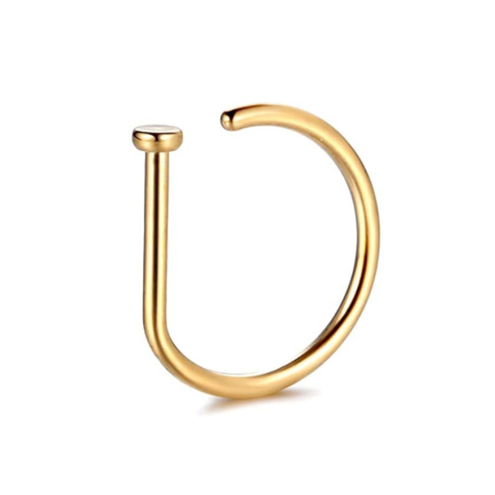 Faux anneaux incurvés en forme - Body Jewelry Nose Studs avis et prix