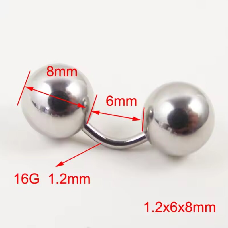 1 pièce grande boule 316L file - Body Jewelry Vch avis et prix