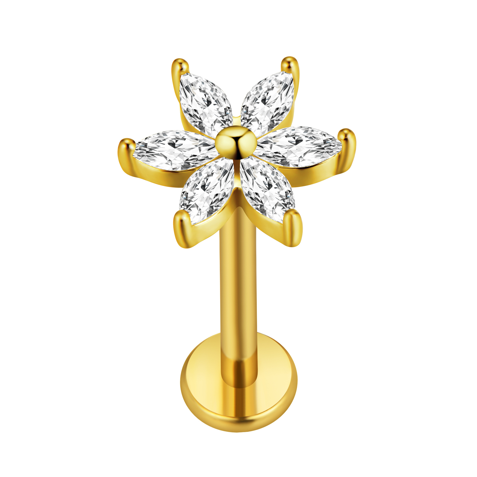 Feuille d'érable Labret Pierci - Body Jewelry Labret avis et prix