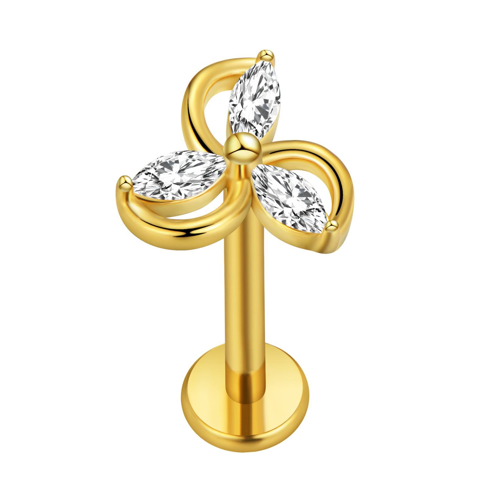 Feuille d'érable Labret Pierci - Body Jewelry Labret avis et prix