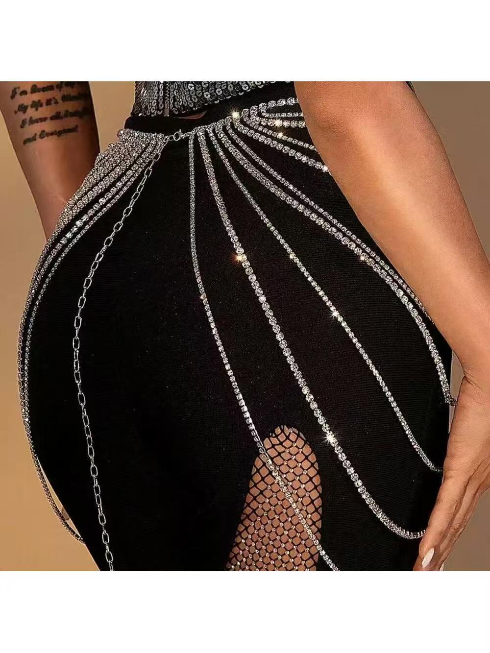 Chaîne de corps pour femme, ac - Body Jewelry Europe avis et prix