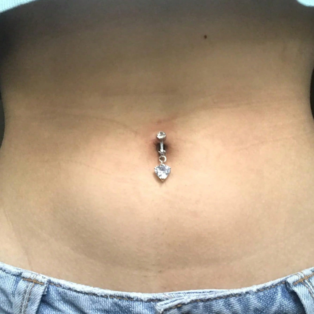 Faux piercing de nombril doré, - Body Jewelry Rings avis et prix