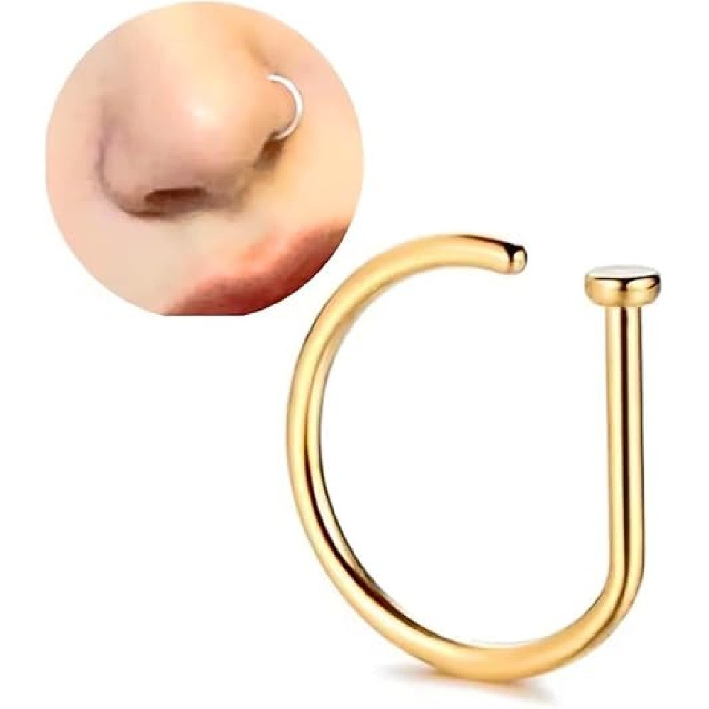 Lot de 4 faux anneaux de nez e - Body Jewelry Nose Studs avis et prix