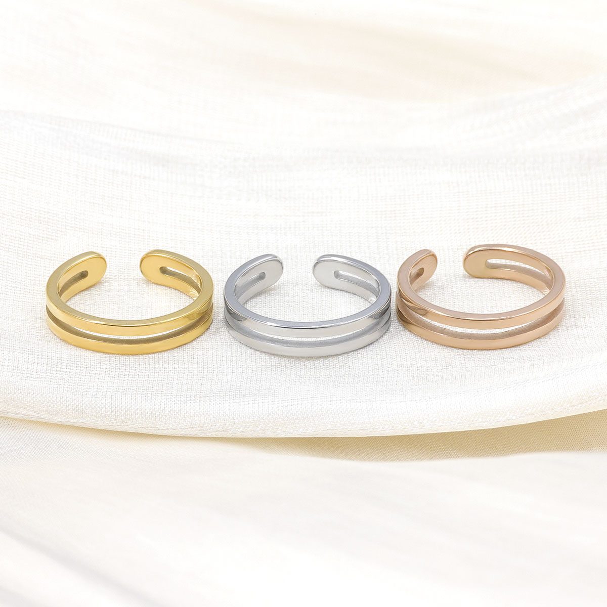 Bague d'orteil ajustable doubl - Body Jewelry Rings avis et prix