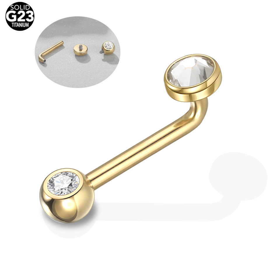 1 PC G23 titane Christina capu - Body Jewelry Vch avis et prix