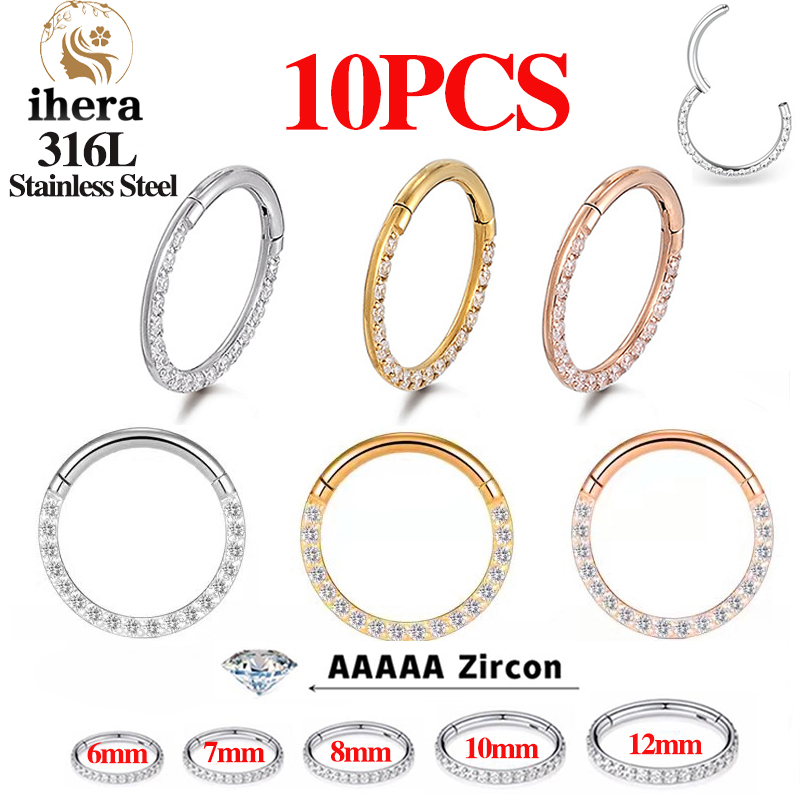 1/10 PIÈCES Anneaux de nez en  - Body Jewelry Nose Studs avis et prix