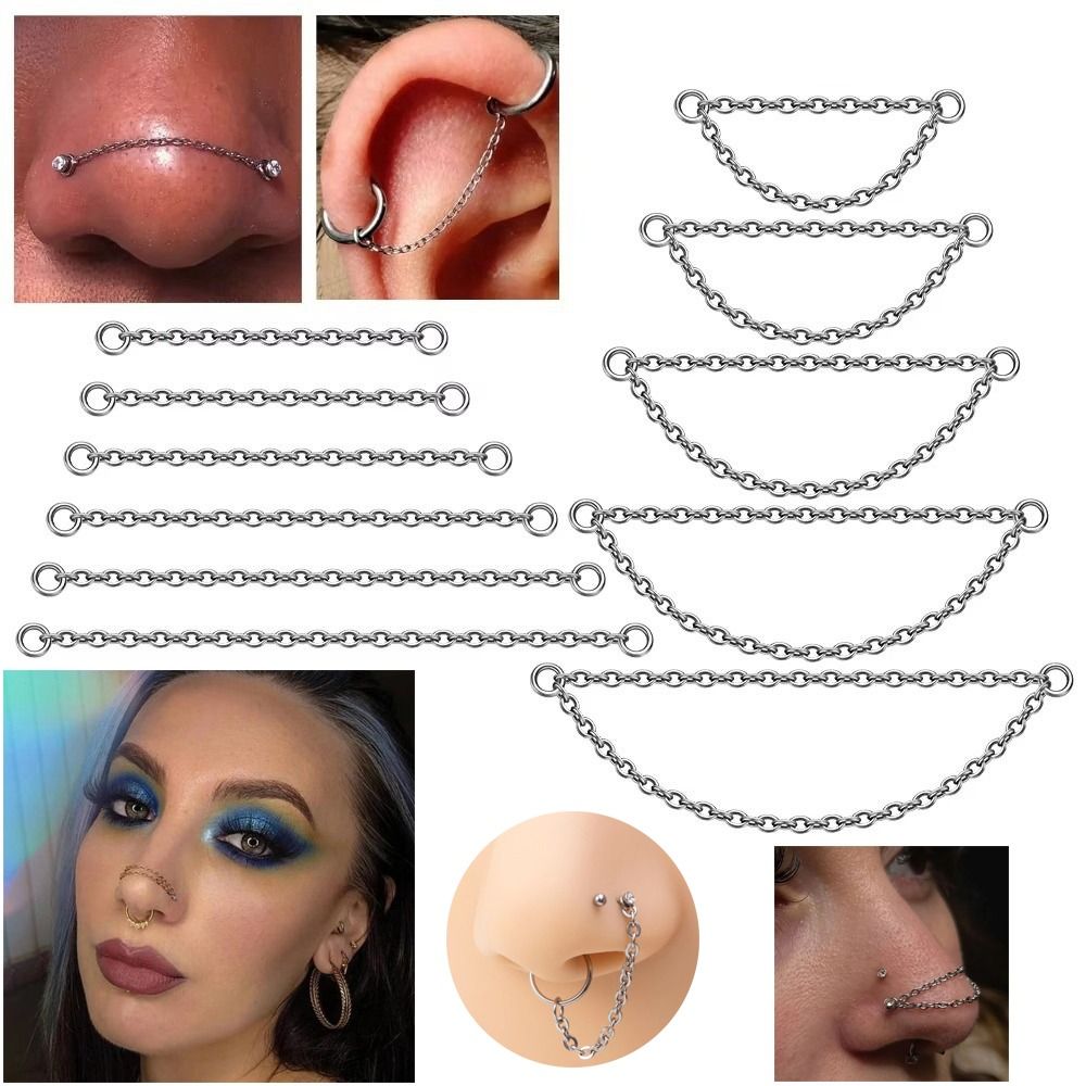 Chaîne de nez en titane tendan - Body Jewelry Labret avis et prix