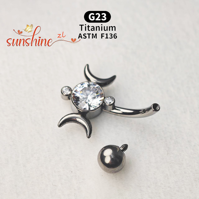 1 pièces G23 titane VCH Pierci - Body Jewelry Vch avis et prix