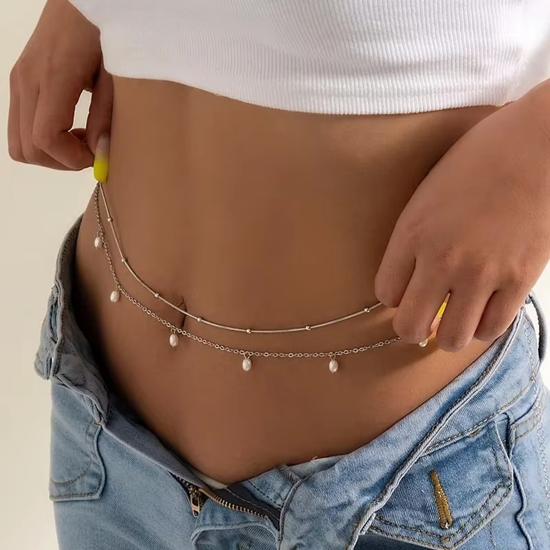 Ceinture de perles double couc - Body Jewelry Charms avis et prix