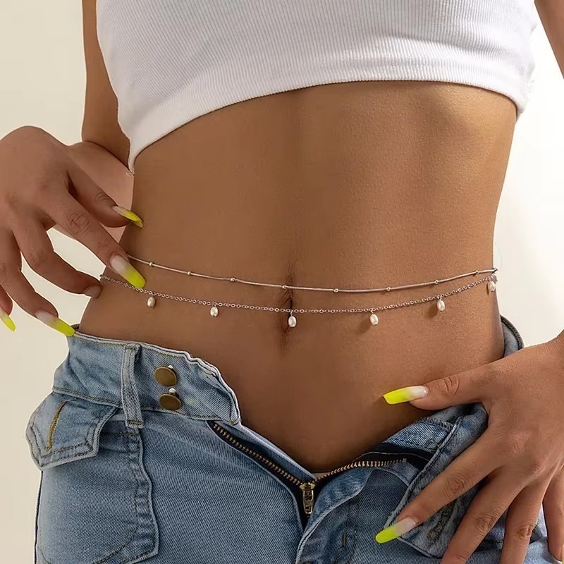 Ceinture de perles double couc - Body Jewelry Charms avis et prix