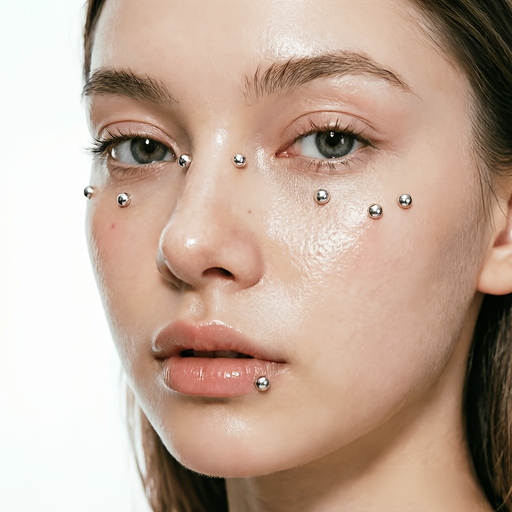 Kit de faux piercings autocoll - Body Jewelry Nose Studs avis et prix