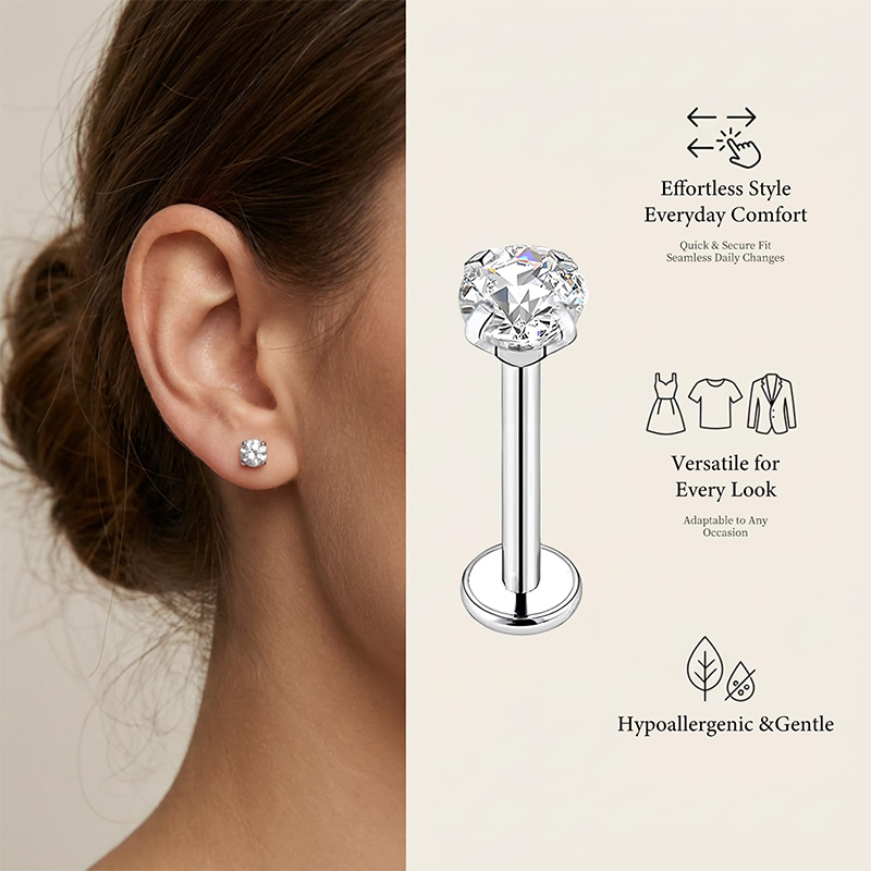 Anneaux de piercing sans filet - Body Jewelry Labret avis et prix